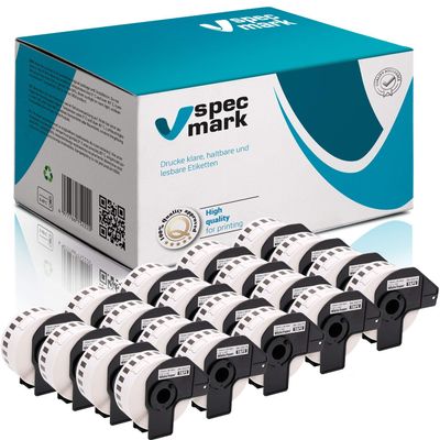 specmark Continuous Labels DK-22214 12 mm x 30.48 m, 20 Rolls