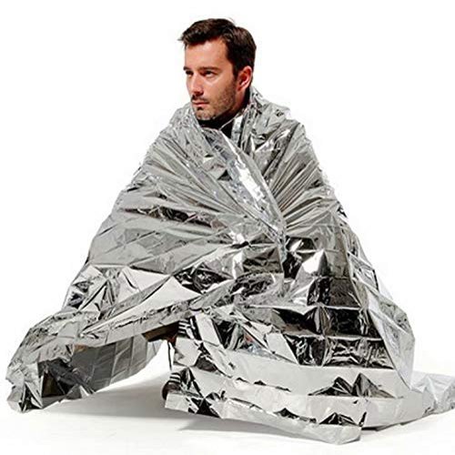 Uteruik Emergency Blanket, 130 x 210 cm, 1 Count (Silver)