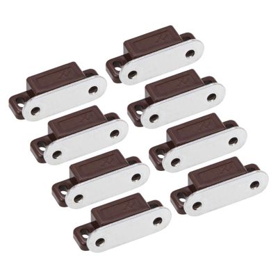 sourcing map 8-Pack Brown Magnetic Cabinet and Door Latches