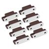 sourcing map 8-Pack Brown Magnetic Cabinet and Door Latches view 1