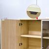 sourcing map 8-Pack Brown Magnetic Cabinet and Door Latches view 3