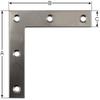 Stainless Steel L-Shaped Flat Connector, Perforated Plate, Corner Bracket, 5 Sizes (50 x 50 x 14 mm, 10-Pack) view 2
