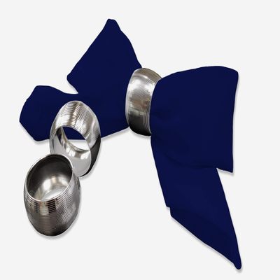 Rollmayer Vivid 6-Piece Cloth Napkin Set, Dark Blue, 25 x 25 cm