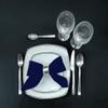 Rollmayer Vivid 6-Piece Cloth Napkin Set, Dark Blue, 25 x 25 cm view 2