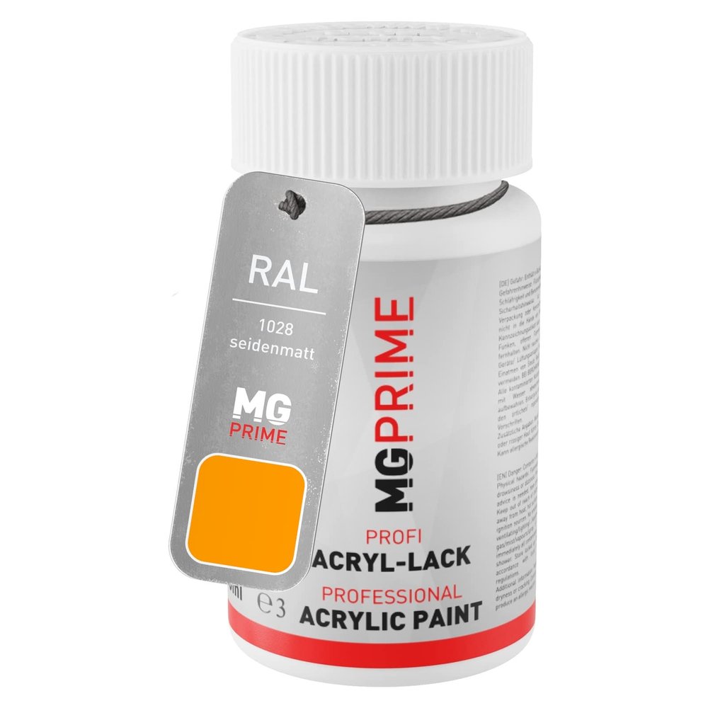 MG PRIME RAL 1028 Melon Yellow Satin Touch-Up Paint
