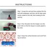 HKDJ 16.6 cm Paint Roller and Two-Color Decorative Painting Tool with Plastic Handle view 2