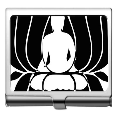 Yanteng Colorful Lotus Professional Business Card Holder, Buddha Design