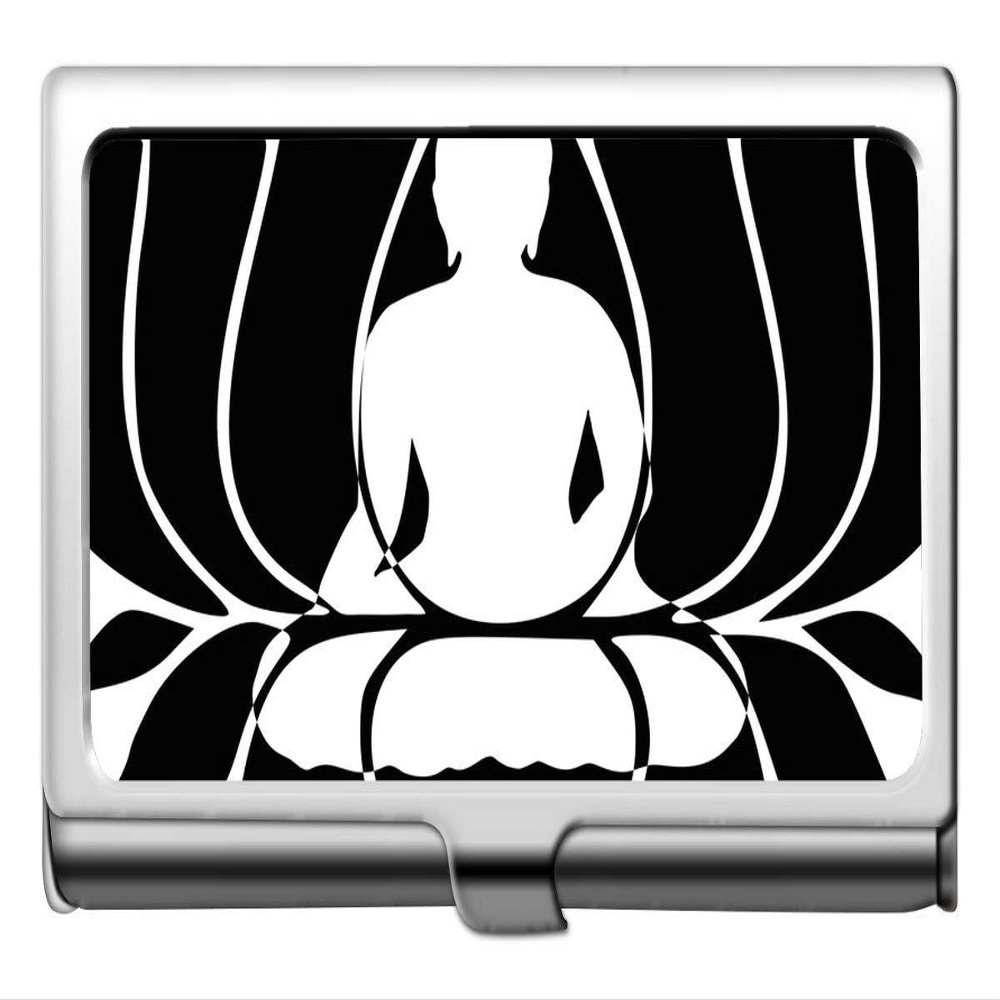 Yanteng Colorful Lotus Professional Business Card Holder, Buddha Design