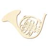 Wooden French Horn Cutout, 10–50 cm, 36 cm, Pack of 100 view 1