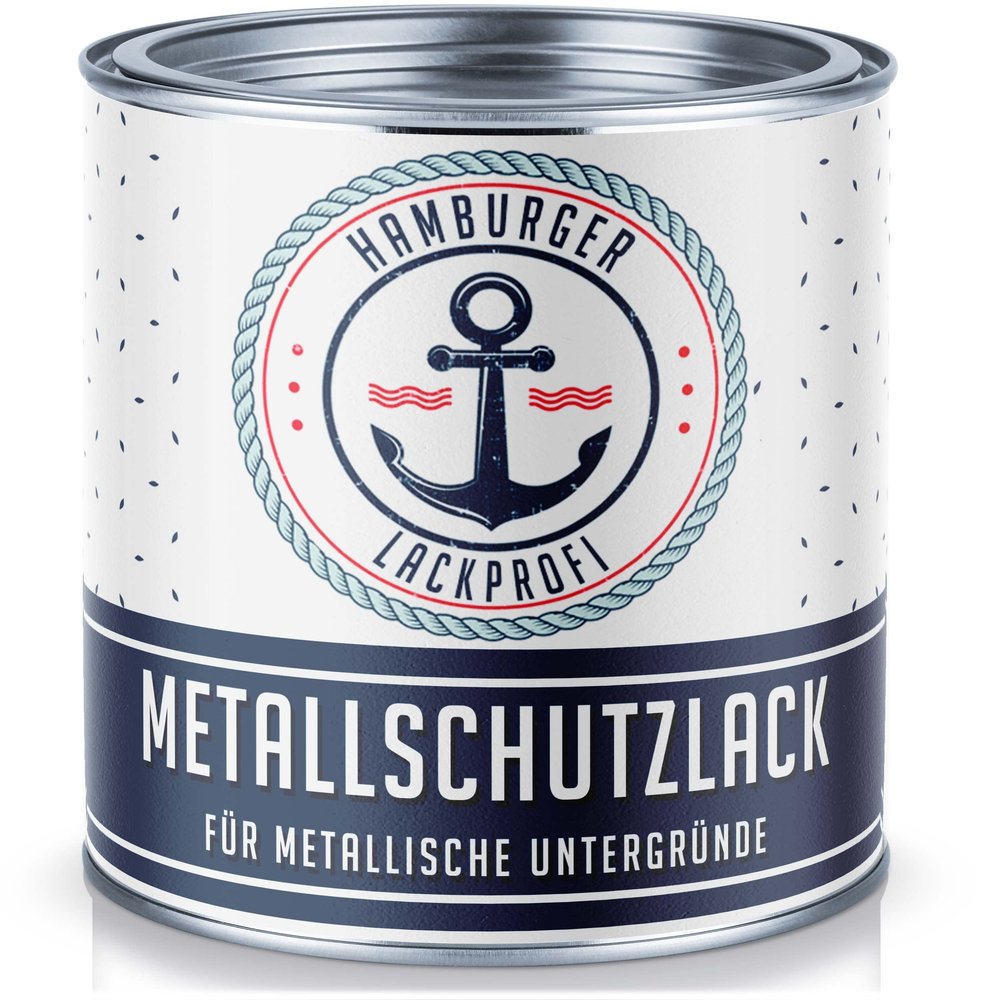 Matte Metal Protective Coating, Coral Pink RAL 3015, Metal Paint, Hamburger Lack-Profi (10 L)
