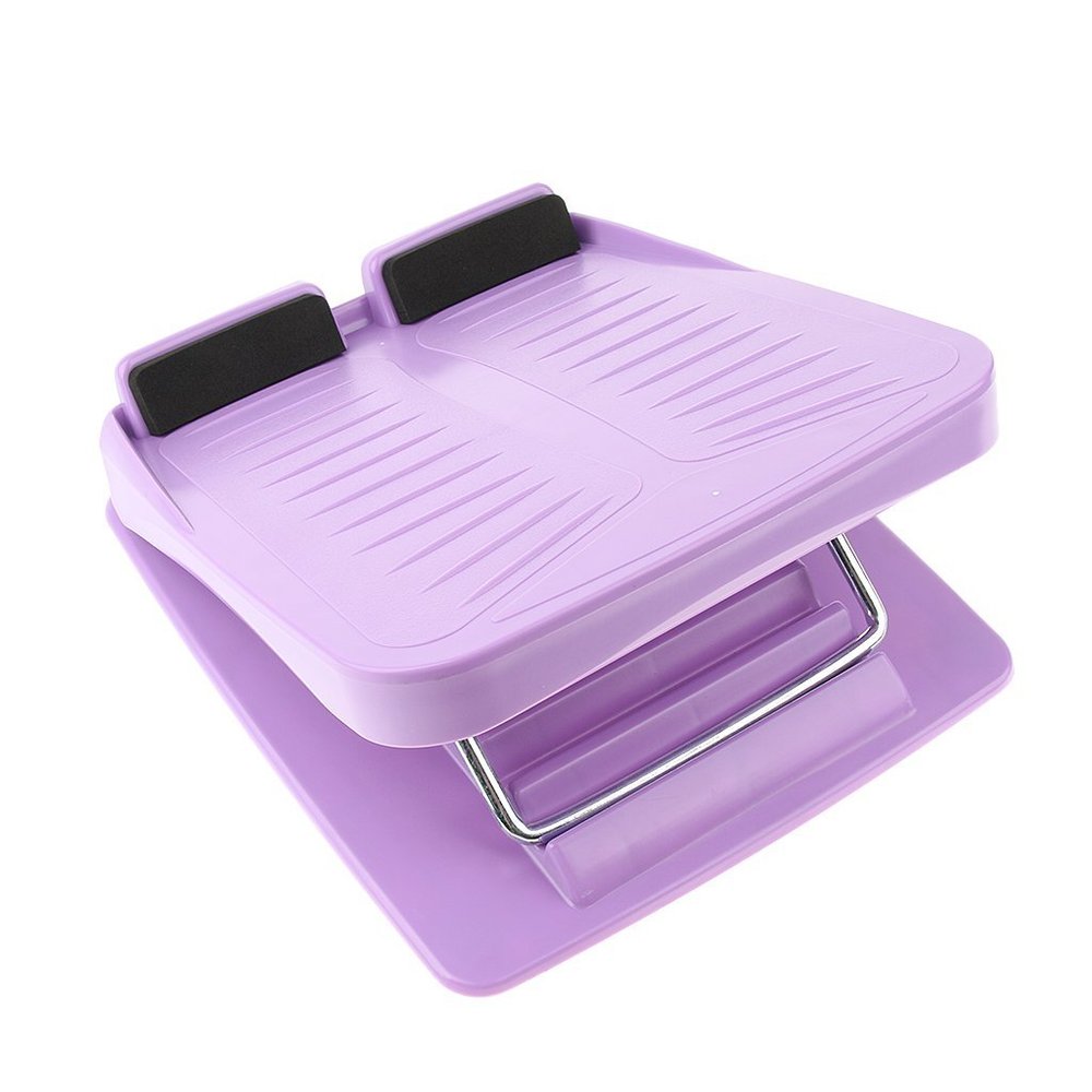 Tubayia Adjustable Stretch Board, Plantar Fasciitis Slant Board for Home, Office & Travel (Purple)