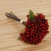 Tubayia 5-Piece Artificial Berry Branch Bouquet, Dark Red view 2