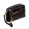 PU Leather Mermaid Pencil Case with Zipper, Fish and Shells, 20.5 x 5 x 8.5 cm, Style 05 view 3