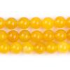 Natural Yellow Agate Beads, 8 mm Round, 15 in Strand view 3