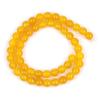 Natural Yellow Agate Beads, 8 mm Round, 15 in Strand view 4