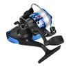 Keenso Mini Spinning Fishing Reel, 3 Bearings, 5.2:1 Gear Ratio, Lightweight Plastic Reel with Anti-Slip Handle, Blue view 1
