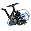 Keenso Mini Spinning Fishing Reel, 3 Bearings, 5.2:1 Gear Ratio, Lightweight Plastic Reel with Anti-Slip Handle, Blue view 2
