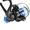 Keenso Mini Spinning Fishing Reel, 3 Bearings, 5.2:1 Gear Ratio, Lightweight Plastic Reel with Anti-Slip Handle, Blue view 3