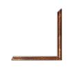 myposterframe Atlas Picture Frame 52 x 85 cm, Plastic, Terra Gold, Clear 1 mm Acrylic Glazing view 3
