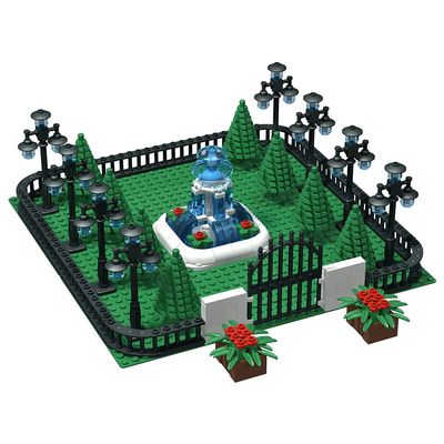 Nicolababe Park Scene Building Block Accessory Set, 223+ Pieces