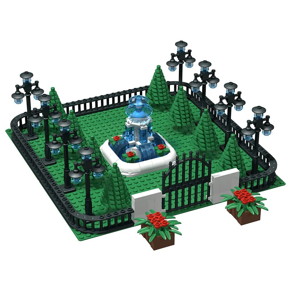 Nicolababe Park Scene Building Block Accessory Set, 223+ Pieces