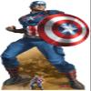 STAR CUTOUTS SC1409 Marvel Avengers Captain America Cardboard Cutout, 184 cm view 1
