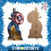 STAR CUTOUTS SC1409 Marvel Avengers Captain America Cardboard Cutout, 184 cm view 3