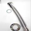 Flexible Chrome-Plated Outlet Pipe, 1 1/2 in, Extendable, 40 mm Outlet, with Escutcheon view 4