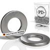 PD M16 Flat Washers | DIN 125 Form A/ISO 7089 | A2 Stainless Steel | 100 pcs view 1