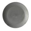 Tubayia Round Ceramic Serving Plate for Fruit, Bread & Snacks (Gray) view 2