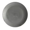 Tubayia Round Ceramic Serving Plate for Fruit, Bread & Snacks (Gray) view 4