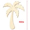 Wooden Palm Tree Cutouts, 16 cm, Pack of 25 view 3