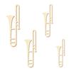 Wooden Trombone Decorative Cutouts, 5–50 cm, 32 cm, Pack of 100 view 2