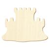 Wooden Sandcastle Decorative Cutouts, 3–50 cm, Size: 42 cm, Pack of 10 view 1