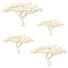 African Tree Wood Cutouts, 5–50 cm, 11 cm, Pack of 50 view 2