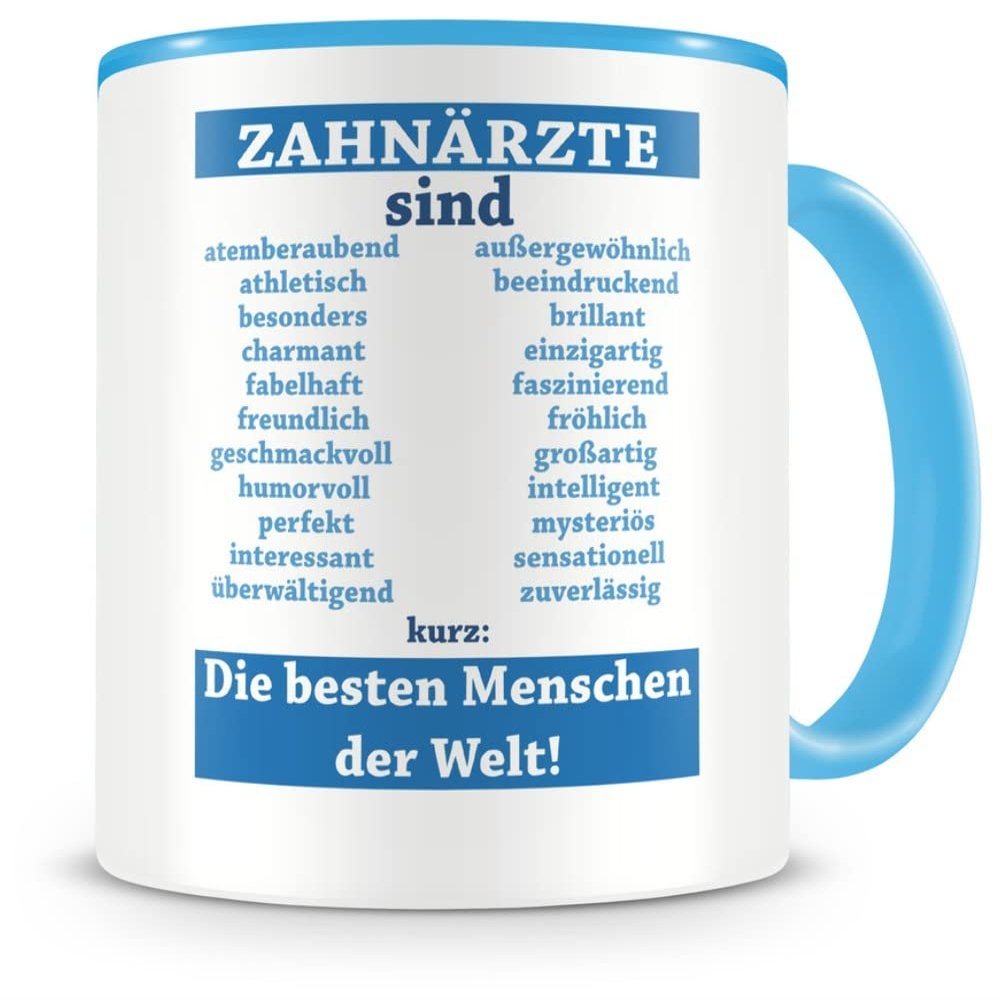 Samunshi “Dentists Are…” Mug, 300 ml, Light Blue