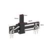 sourcing map 40 mm B50K Linear Dual-Channel Slide Potentiometer view 2