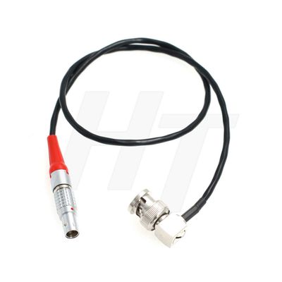 50 cm 5-Pin to Right-Angle BNC Timecode Cable for NanoLockit, Zoom F4/F8 and URSA Mini Pro