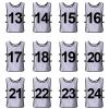 TopTie 12-Piece Training Vest Set, Numbered 1-12, for Soccer and Basketball view 1