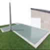 International Pool Protection Winter Pool Cover 4.5 x 7.5 m, +15 cm per Side for Anchoring, Gray Outside and Inside, Storage Bag Included view 2