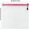 12-Pack A4 Document Pouches with Zippers, 12 Colors view 2