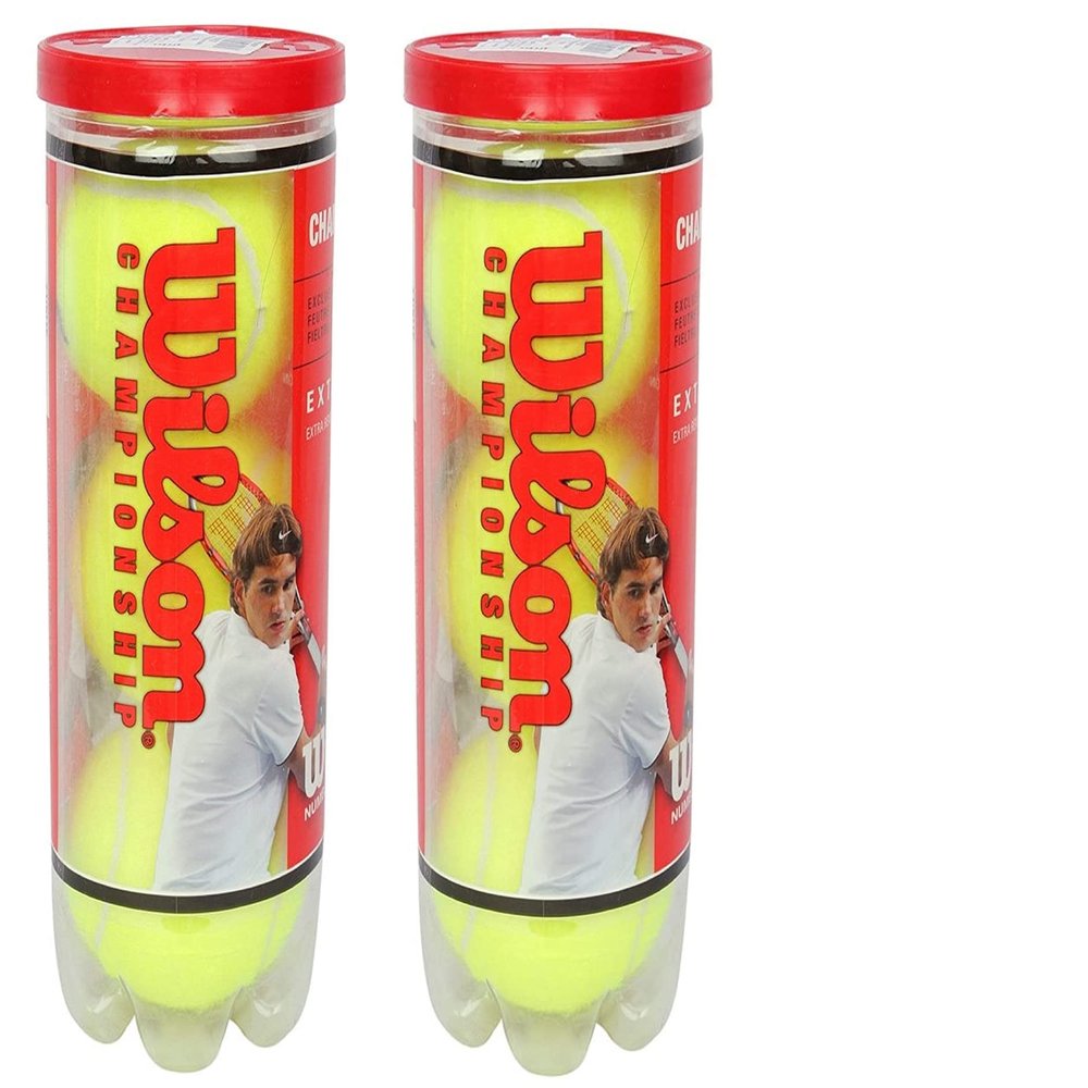 Wilson Championship Synthetic Tennis Balls, 2 Cans (Yellow)