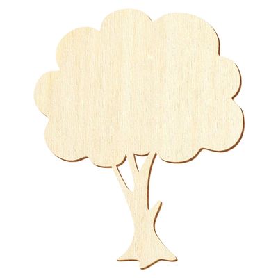 Wooden Apple Tree - Decorative Cutout, 5-50 cm, 36 cm, 1 Piece