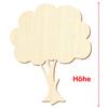 Wooden Apple Tree - Decorative Cutout, 5-50 cm, 36 cm, 1 Piece view 3