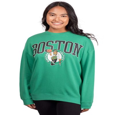 Ultra Game Women's Extra Soft Fleece Distressed Oversized Pullover Sweatshirt, Team Color, Large