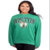 Ultra Game Women's Extra Soft Fleece Distressed Oversized Pullover Sweatshirt, Team Color, Large view 1