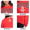 Ultra Game Women's Extra Soft Fleece Distressed Oversized Pullover Sweatshirt, Team Color, Large view 3