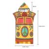 Sticker Superb Women's/Men's Football Baseball Sleeveless Hooded Changing Poncho Towel, 75 x 110 cm, No-War Auto view 2
