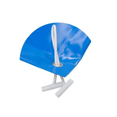 International Pool Protection Winter Pool Cover 6.5 x 7.5 m, Blue/Black, with Storage Bag
