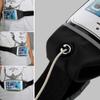 DFVmobile Reflective Touchscreen Waist Bag for Doro Primo 365, Black view 3